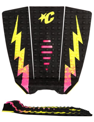 Creatures Mick Eugene Fanning Lite Traction Pad-Black Pink Fade Lime Comparez plus de prix