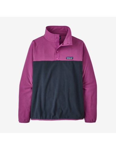 Patagonia W's Micro D Snap-T P/O Jacket-Pitch Blue rembourrage situé sous